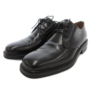 ドレス ビジネスシューズ 革靴 9 レザー 内羽根 黒 ブラック /AE