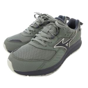 MIZUNO ウエーブフリーライドWP ウォーキングシューズ 26.5cm スニーカー ローカット カーキ 1GE240138