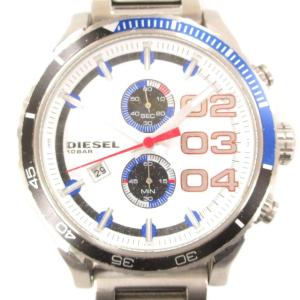 腕時計 DZ-4313 アナログウォッチ クォーツ カレンダー 文字盤ホワイト シルバーカラー /AE