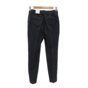 PLST タグ付き 24AW プラススタイル コットンブレンド スティック パンツ スラックス XS テーパード