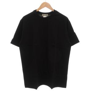Tシャツ 半袖 3 クルーネック 黒 ブラック バックプリントロゴ /GV