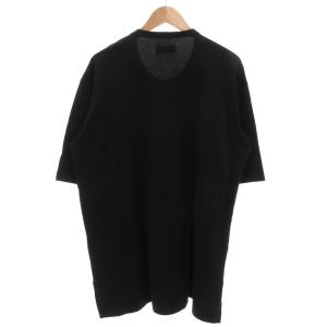 S’YTE ヨウジヤマモト YOHJIYAMAMOTO Tシャツ 五分袖 3 クルーネック 黒 ブラック オーバーサイズ