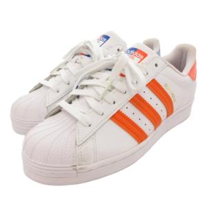 美品 SUPERSTAR スニーカー 25.5cm シューズ ローカット バイカラー トレフォイル 白