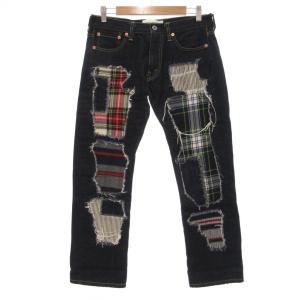 COMME des GARCONS denim 14AW パッチワーク デニムパンツ S