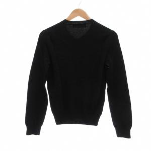 PLAY Comme des Garçons AD2013 ニット セーター 長袖 Vネック ウール M 黒 ブラック AZ-N001 /UO