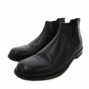 EDGAR エドガー サイドゴアブーツ レザー 42 ブラック /UO