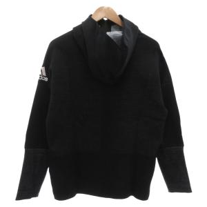adidas タグ付き Z.N.E. Parley ジップアップパーカー フーディー ロゴ O ブラック DH1405