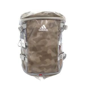 タグ付き シールドバックパック リュックサック 迷彩柄 カモフラ ロゴ グレー AP4368 /AE