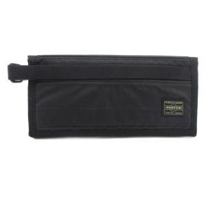 アイデア ロング ウォレット IDEA LONG WALLET 長財布 二つ折り ナイロン ロゴ 黒 ブラック