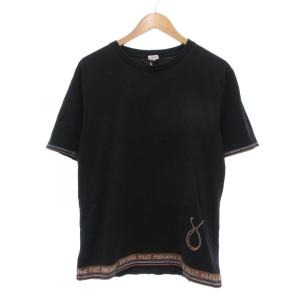 LOEWE 18AW Tシャツ ランタングラフィック M ブラック
