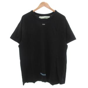 18SS ダイアゴナル DIAG TEMPERATURE Tシャツ 半袖 M クルーネック ロゴ バックプリント