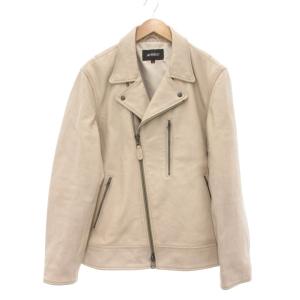 22AW AGED LEATHER ライダース ジャケット ユーズド加工 2XL