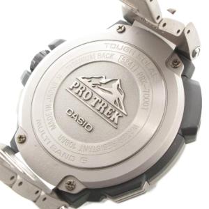 CASIO PRO TREK マスナル 腕時計 電波ソーラー PRX-7000T-7JF ブラック文字盤