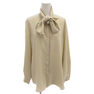 22AW LILEN MARVINE ボウタイブラウス シャツ 長袖 42 ベージュ /FF