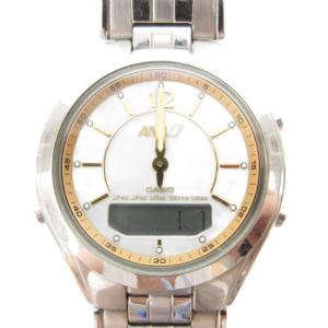 リニエージ 腕時計 ウォッチ 電波ソーラー 2針 シルバーカラー 銀色 LCW-M200 /FF