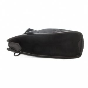 BURBERRY クラッチバッグ ジャガード シャドーチェック ブラック