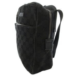 GUCCI ショルダーバッグ クロスボディ GGキャンバス 黒 ブラック 03136 /FF
