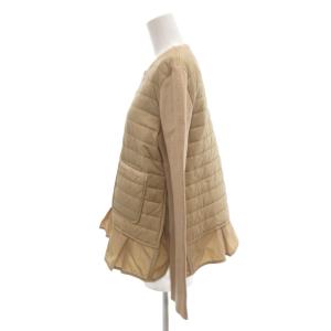 MARELLA SPORT ジャケット M 中綿 切替 ニット ベージュ /AE