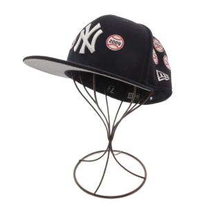 NEW ERA pike Lee 59FIFTY キャップ 野球帽 帽子 刺繍 ワッペン 紺 ネイビー /AE