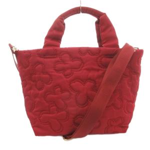 ミスト トラプンタート スモール ハンドバッグ ショルダー 2WAY キルティング 赤 レッド /AE