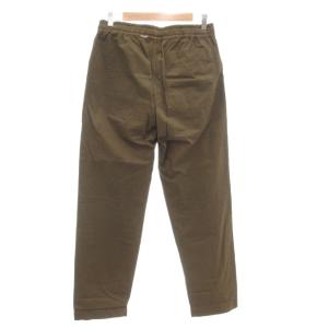 MHL. SUPERFINE COTTON TWILL パンツ スラックス 2 M イージー スリムテーパード 茶