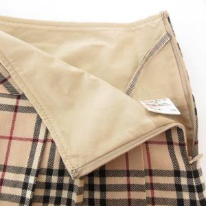 BURBERRY BLUE LABEL 美品 ミニスカート 38 ボックスプリーツ ノバチェック ベージュ /AE
