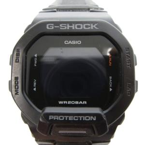 ジャンク品 腕時計 G-SQUAD クォーツ デジタル 樹脂バンド 黒 ブラック GBD-200-1JF