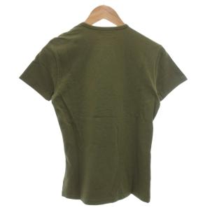EMPORIO ARMANI Tシャツ 半袖 M カーキ ロゴプリント /FF