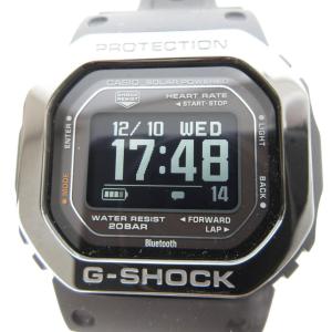 G-SQUAD 腕時計 電波ソーラー デジタル ラバーバンド ブラック DW-H5600MB-1JR
