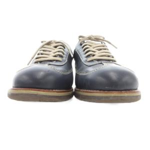 REGAL Walker スニーカー 24cm シューズ ローカット オイルレザー 313W 紺 ネイビー /AE