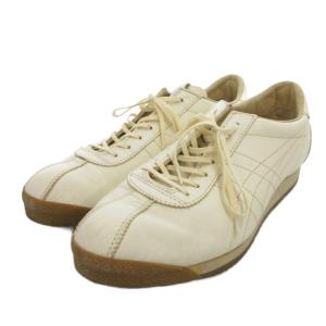 Onitsuka Tiger コルセア スニーカー シューズ ローカット レザー 26cm ベージュ TH7S1L /FF