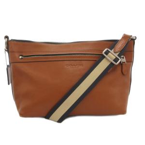 サドルヘリテージ ショルダーバッグ ロゴ レザー 本革 茶 ブラウン F71727 /AE