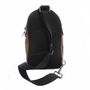 COACH グラハム ボディバッグ ショルダー ロゴ レザー 本革 茶 ブラウン 黒 ブラック F37598 /AE