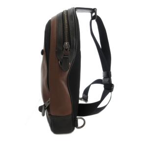 COACH グラハム ボディバッグ ショルダー ロゴ レザー 本革 茶 ブラウン 黒 ブラック F37598 /AE