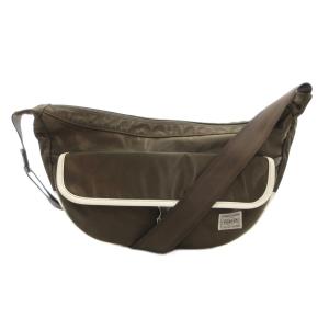 サックスバー コラボ ストーム ショルダーバッグ クロスボディ ナイロン カーキ /AE