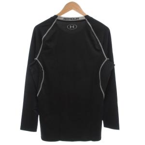 UNDER ARMOUR UNDERARMOUR タグ付き ヒートギア コンプレッションLS 長袖 Tシャツ 4XL アンダーシャツ 黒 ブラック 1257471