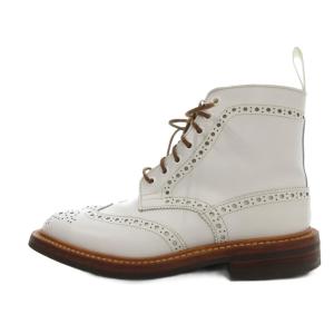 Tricker's モールトン カントリーブーツ レザー 5.5 白 ホワイト M2508 /UO