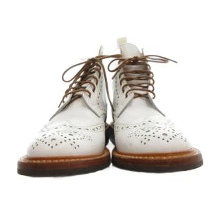 Tricker's モールトン カントリーブーツ レザー 5.5 白 ホワイト M2508 /UO
