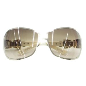 サングラス 6515-115 アイウェア 度無し グラデーション 白 ホワイト 茶 ブラウン GG2813/S