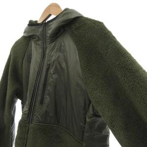 CANTERBURY ハイブリッドフリースジャケット POLARTEC ナイロン切替 L カーキ系 RP48536 /UO