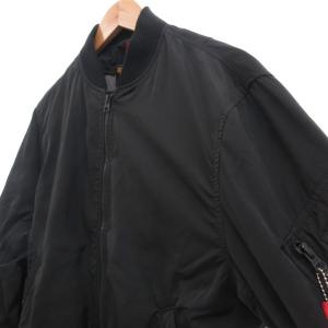ALPHA INDUSTRIES L-2B フライトジャケット ブルゾン ミリタリー L 黒 ブラック TA1450-001 /UO