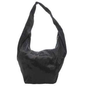 ショルダーバッグ 斜め掛け クロスボディ ナイロン 光沢 グレー /GV