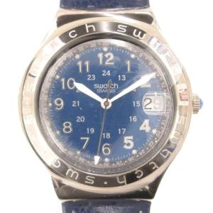 IRONY HAPPY JOE 腕時計 YGS400 アナログウォッチ クォーツ 紺 ネイビー シルバーカラー