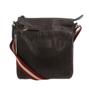 TUSTON-SM トレインスポッティング ショルダーバッグ 本革 レザー ブラウン /UO