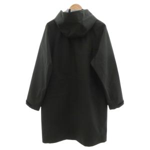 Theory 23SS Jamin 3 Layer Poplin B 3レイヤーフードコート ロング XS ダークグリーン系