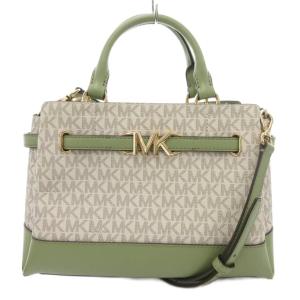 Reed Small Belted Logo Satchel ハンドバッグ ショルダー 2WAY MKシグネチャー
