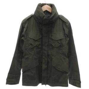 マウンテンパーカー ジャケット ミリタリー 2 カーキ ジップアップ /FF