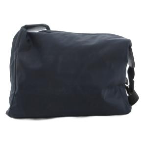 PAUL SMITH ショルダーバッグ ロゴ ナイロン レザー 紺 ネイビー /AE