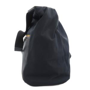 PAUL SMITH ショルダーバッグ ロゴ ナイロン レザー 紺 ネイビー /AE