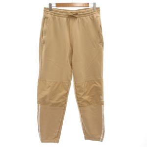 アディカラー パーレイ スウェットパンツ イージー L 切替 裏毛 ロゴ刺繍 ベージュ 白 ホワイト HL9398